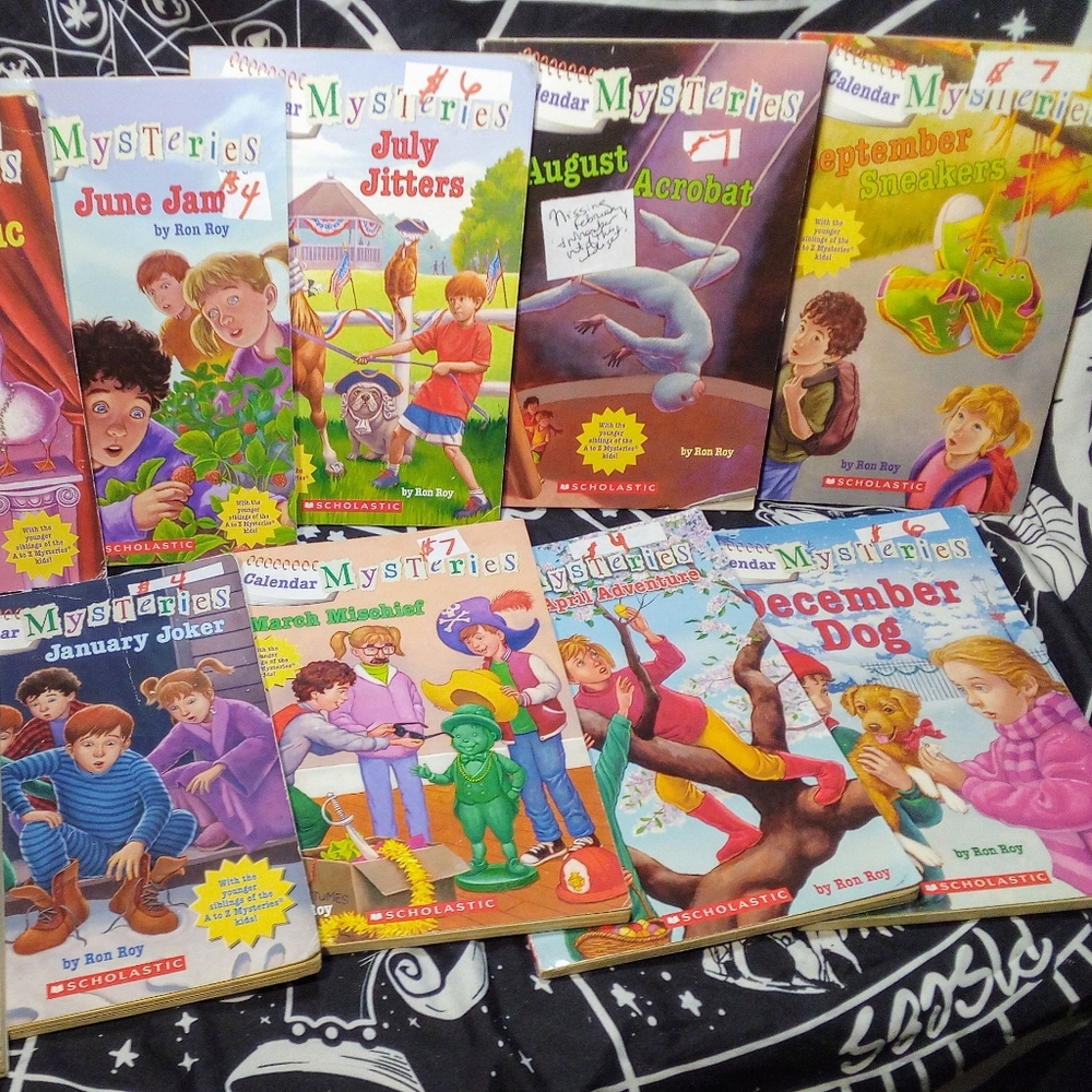 3 FOR $15 TEN CALENDAR MYSTERIES SET OF TEN SOFTBACK